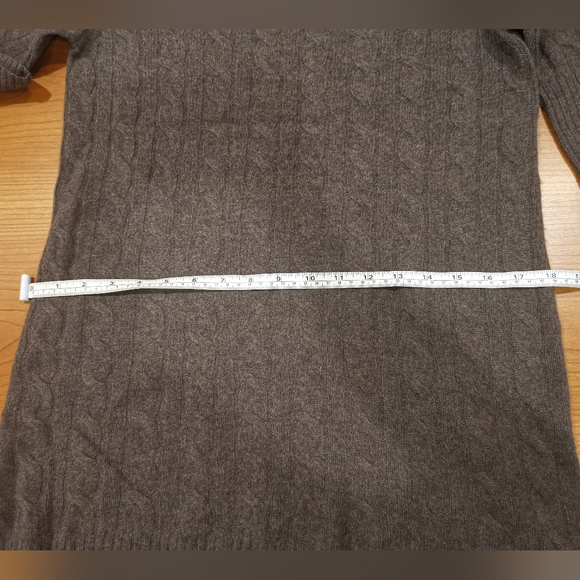 White + Warren 100% Cashmere Crewneck Sweater Half Sleeves - Picture 8 of 9